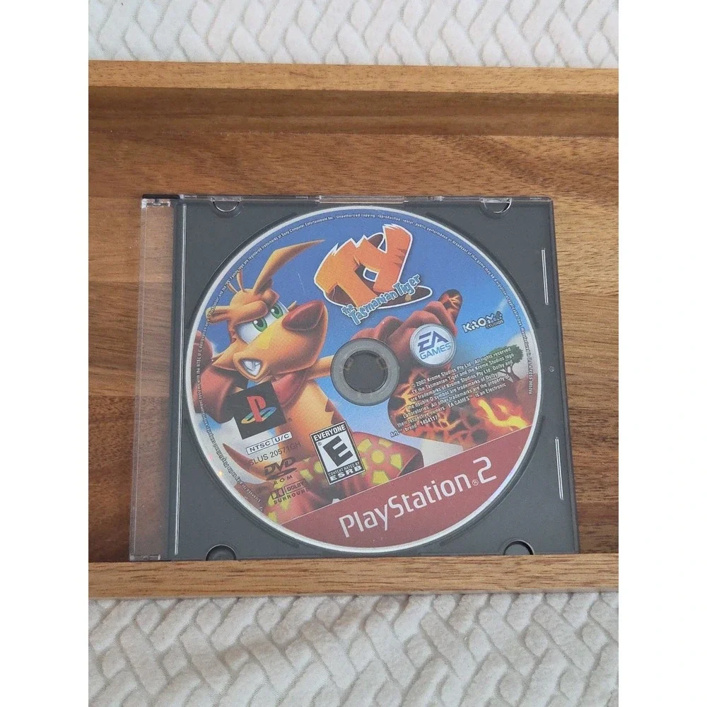 TY‎ Tasmanian Tiger Playstation 2 Disc Only Good Condition Tested
